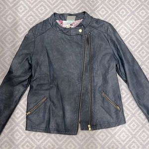 Girls faux leather jacket